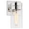 Nuvo Intersection 1-Light Vanity - Polished Nickel with Clear Glass 60/7631 - alternate 4